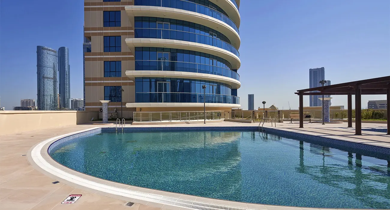 Julphar Residence residential tower overlooking the waterfront in Al Reem Island, Abu Dhabi..jpg